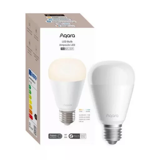 Aqara T2  E27 CCT LED izzó fehér, színhőmérséklet és fényerőszab