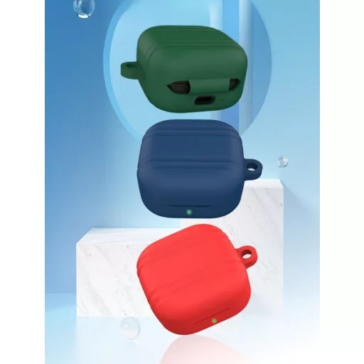 Buds 4 szilikon tok, Piros, 2.5mm