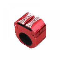   360 fokban elforgatható alumínium telefontartó biciklire, Piros