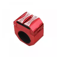   360 fokban elforgatható alumínium telefontartó biciklire, Piros