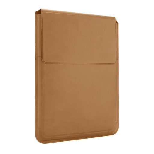 Bőrhatású multifunkciós laptoptartó, Barna