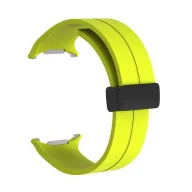   Samsung Galaxy Watch Ultra mágneses szil. óraszíj,24mm,Neonzöl