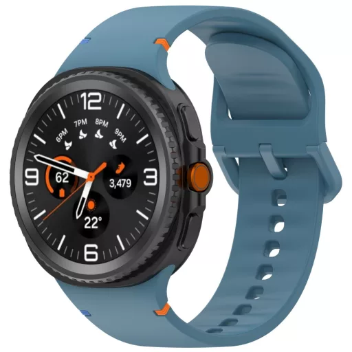 Samsung Galaxy Watch 8/Classic szil. óraszíj,22mm,Kék