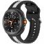 Samsung Galaxy Watch 8/Classic óraszíj szürke csíkokkal,22mm