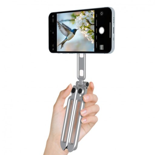 Cellect Mágneses alumínium tripod selfie stick összecsukh, Ezüst