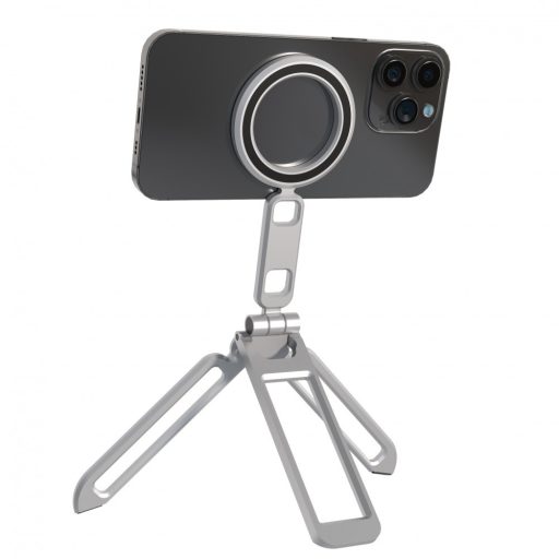 Cellect Mágneses alumínium tripod selfie stick összecsukh, Ezüst
