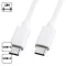 Adatkábel Type-C - Type-C 1m/3A, Fehér