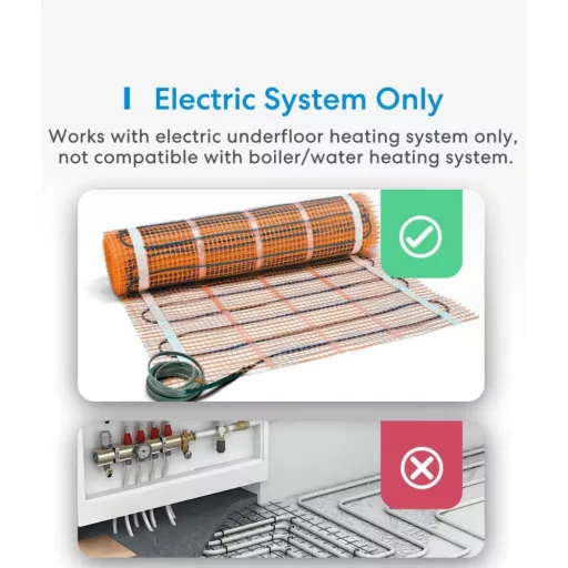 Meross okos termosztát elektromos padlófűtéshez