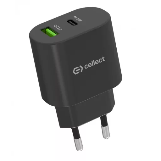 Hálózati gyorstöltő adapter 20W, Fekete