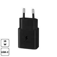 Samsung hálózati adapter, 15W PD Type-C, Fekete