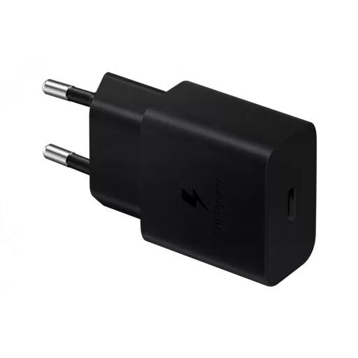 Samsung hálózati adapter, 15W PD Type-C, Fekete