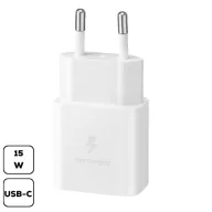 Samsung hálózati adapter, 15W PD Type-C, Fehér
