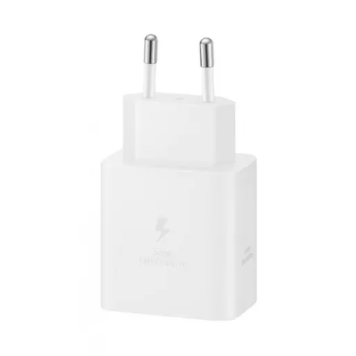 Samsung hálózati adapter kábellel,45W PD USB-C,fehér