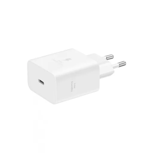 Samsung hálózati adapter kábellel,45W PD USB-C,fehér