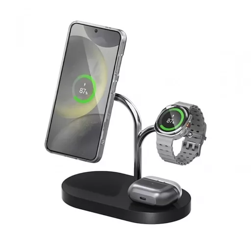 Samsung Wireless töltőpad 3 az 1 ben, Fekete