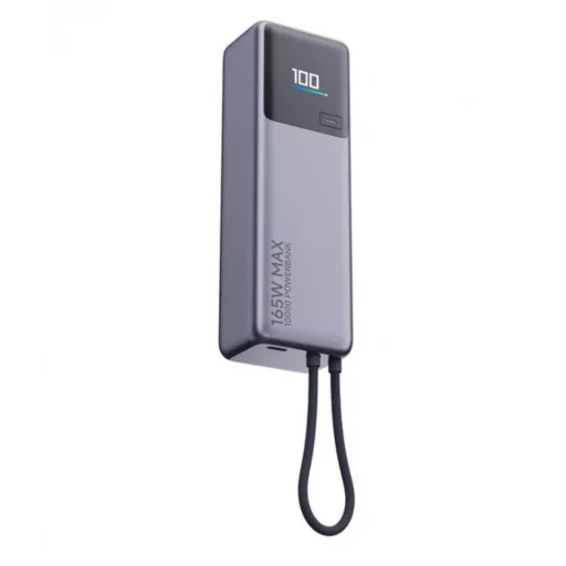 Xiaomi PowerBank 165 W 10000mAh  usb-c kábel szürke BHR9361