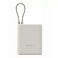 Xiaomi Power Bank 10000mAh 33W usb-c kábel bézs BHR9333