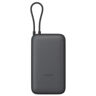   Xiaomi Power Bank 20000mAh beépített usb-c kábel sötét szürke BH