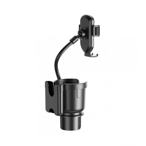 XO C140 autós tartó pohártartóval, Fekete