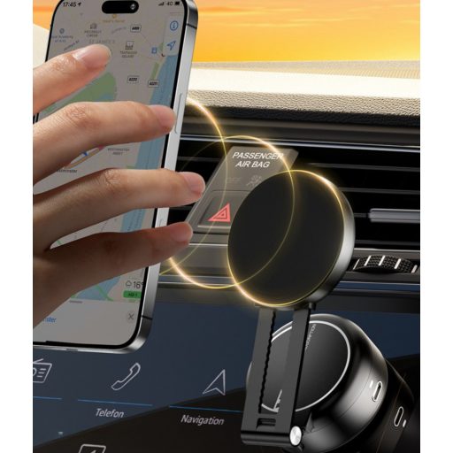 XO 166 mágneses tartó, fekete