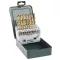 Bosch Accessories 2609255114 HSS Fém spirálfúró készlet 19 részes TiN DIN 338 Hengeres befogószár 1 készlet