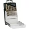 Bosch Accessories 2609255133 HSS Fém spirálfúró készlet 19 részes Kobalt Hengeres befogószár 1 készlet