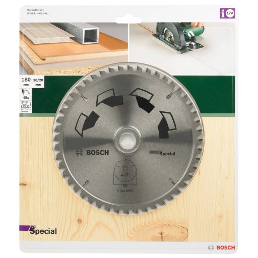 Bosch Accessories Special 2609256884 Keményfém körfűrészlap 130 x 20 mm Fogak száma (collonként): 40 1 db
