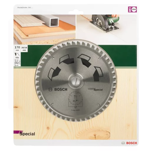Bosch Accessories Special 2609256888 Keményfém körfűrészlap 170 x 20 mm Fogak száma (collonként): 48 1 db