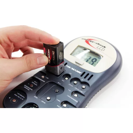 Elem és akkuvizsgáló, gombelem teszter Ansmann Energy-Check LCD