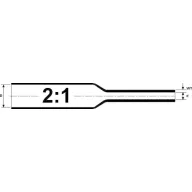   Adagoló doboz, HIS-1Ø (zsugorodás előtt/után): 25.4 mm/12.7 mm, zsugorodási arány 2:15 m, átlátszó