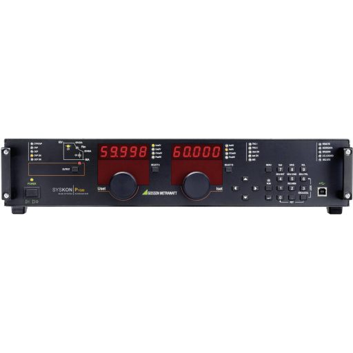 Gossen Metrawatt SYSKON P1500 19 labortápegység, szabályozható Kalibráció (DAkkS) 0 - 60 V/DC 0 - 60 A 1 x USB, RS-232 Programozható, Master-slave funkció