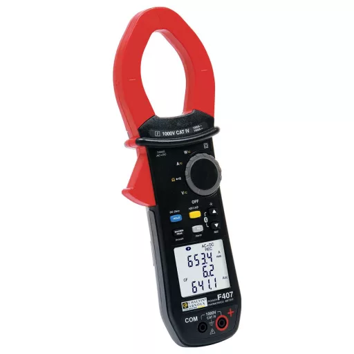 Chauvin Arnoux F407 Lakatfogó digitális Adatgyűjtő CAT IV 1000 V Kijelző (digitek): 10000