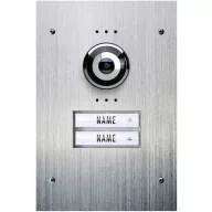   m-e modern-electronics Vistadoor Videó kaputelefon Vezetékes Külső egység 2 családiház Nemesacél