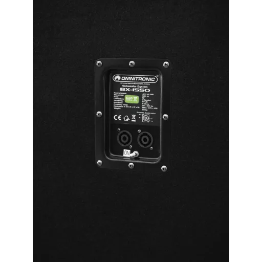 Omnitronic BX-1550 Passzív PA mélysugárzó 38 cm 15 coll 400 W 1 db