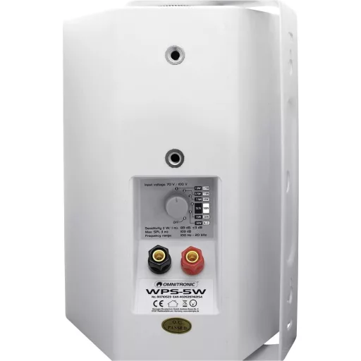 Omnitronic WPS-5W ELA ELA fali hangfal 30 W Fekete 1 db