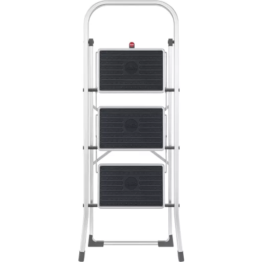 Hailo K70 4393-801 Alumínium Összehajtható fellépő Összecsukható Munkamagasság (max.): 270 cm Ezüst, Fekete 5.1 kg