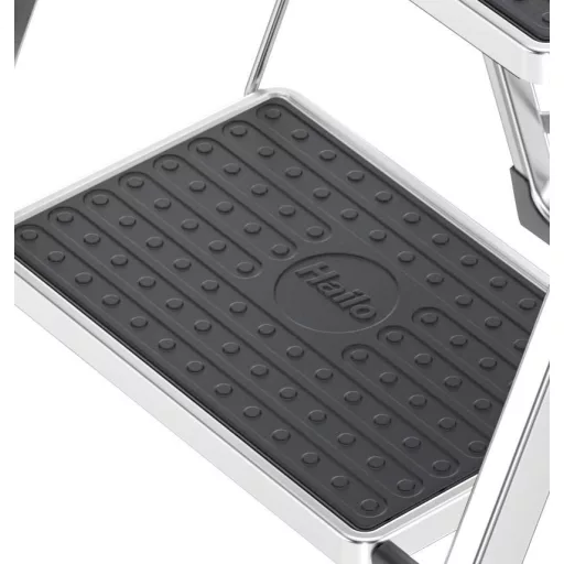 Hailo K70 4393-801 Alumínium Összehajtható fellépő Összecsukható Munkamagasság (max.): 270 cm Ezüst, Fekete 5.1 kg