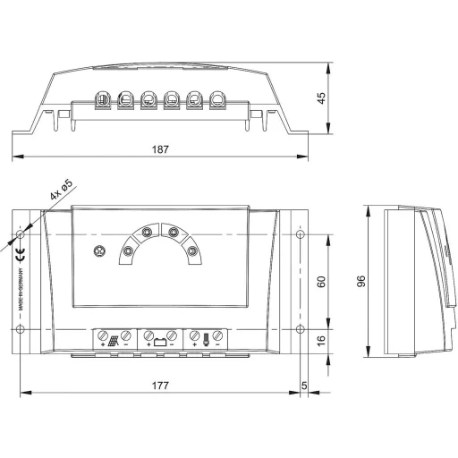 Szolár töltésszabályzó modul 12 V, 24 V 20 A Steca Steca Solarix PRS 2020
