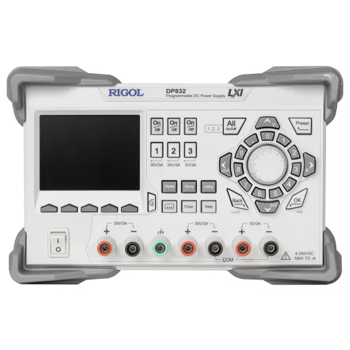 Szabályozható labortápegység 3x 0 - 30 V 0 - 3 A 195 W, Rigol DP832