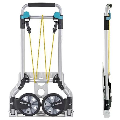 Összecsukható alumínium molnárkocsi, kézikocsi max. 70 kg-ig Wolfcraft 5505000 TS600