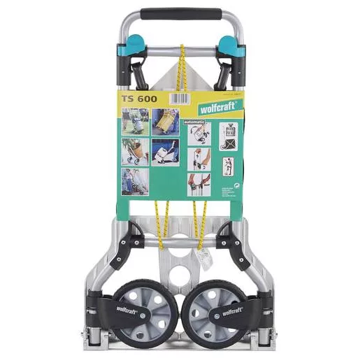 Összecsukható alumínium molnárkocsi, kézikocsi max. 70 kg-ig Wolfcraft 5505000 TS600