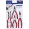 Knipex 00 20 03 V02 Seeger gyűrű fogó készlet Alkalmas Külső- és belső csapágygyűrűk 19-60 mm, 12-25 mm 10-25 mm, 19-60 mm Hegy forma Egyenes