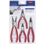 Knipex 00 20 03 V02 Seeger gyűrű fogó készlet Alkalmas Külső- és belső csapágygyűrűk 19-60 mm, 12-25 mm 10-25 mm, 19-60 mm Hegy forma Egyenes