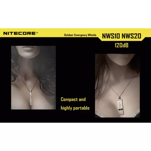 NiteCore Vészjelző síp, NiteCore NWS10 Vészjelző síp, NWS10