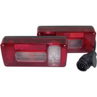   Berger & Schröter Világítás készlet 13 pólusú Tolató fényszóró, Féklámpa, Irányjelző, Hátsó ködlámpa, Tolatólámpa hátul 12 V