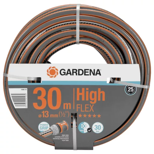 GARDENA Gardena Comfort HighFLEX - Schlauch - 30 m 18066-20 Kerti tömlő 30 m 13 mm 1/2 coll Szürke, Fekete, Narancs 1 db