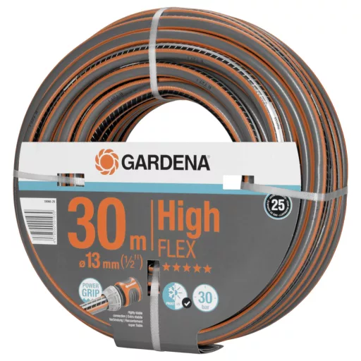 GARDENA Gardena Comfort HighFLEX - Schlauch - 30 m 18066-20 Kerti tömlő 30 m 13 mm 1/2 coll Szürke, Fekete, Narancs 1 db