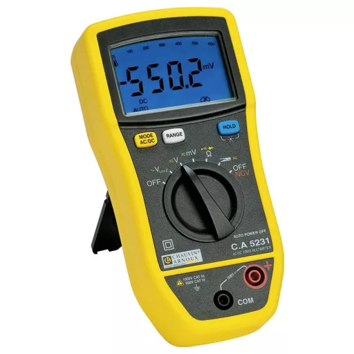 Chauvin Arnoux C.A 5231 Kézi multiméter digitális CAT III 1000 V, CAT IV 600 V Kijelző (digitek): 6000