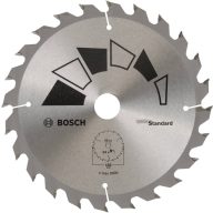   Bosch Accessories Standard 2609256B55 Körfűrészlap 165 x 20 mm Fogak száma (collonként): 24 1 db