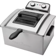   Profi Cook PC-FR1038 Dupla hidegzónás fritőz 3000 W Időzítő funkció, Manuális hőmérséklet beállítással Nemesacél